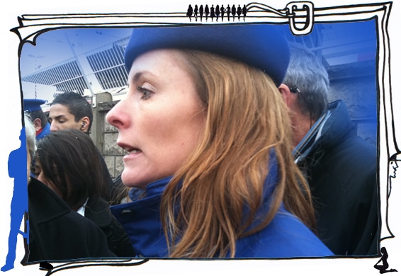blue lady from SNCF blue lady from SNCF