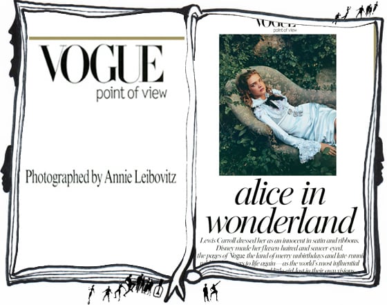 VOGUE by photographer superstar Annie Leibovitz with model Natalia Vodianova for Vogue US December 2003 VOGUE by photographer superstar annie leibovitz with model natalia vodianova for vogue US december 2003