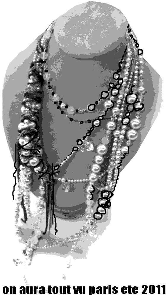 Collier perles et chenes collection ete 2011 by on aura touty vu Collier perles et chenes collection ete 2011 by on aura touty vu