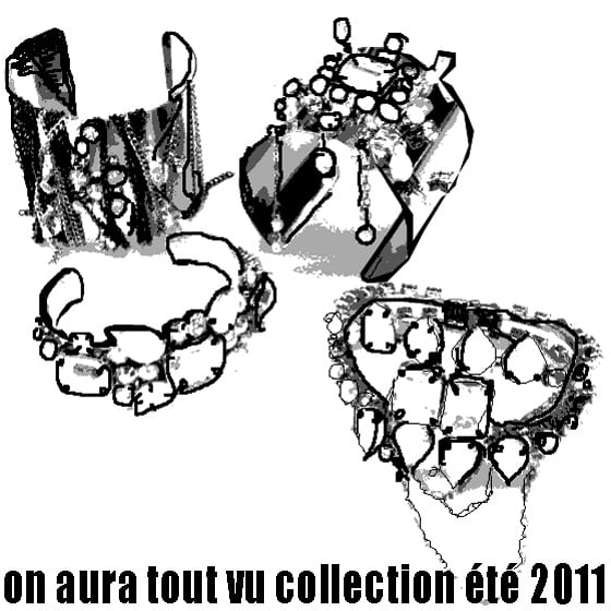 bracelet et manchettes en cristal et chenes collection ete 2011 bracelet et manchettes en cristal et chenes collection ete 2011