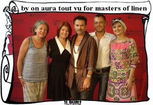 photocall de on aura tout vu et masters of linen