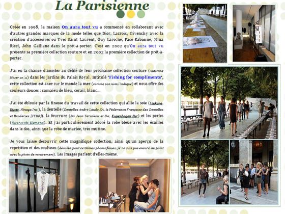 Laparisienne 2010 on aura tout vu couture winter 2010 2011