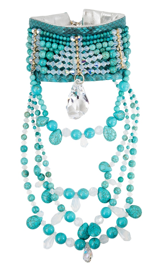 on aura tout vu collection accessoires ss2011 collier turquoise