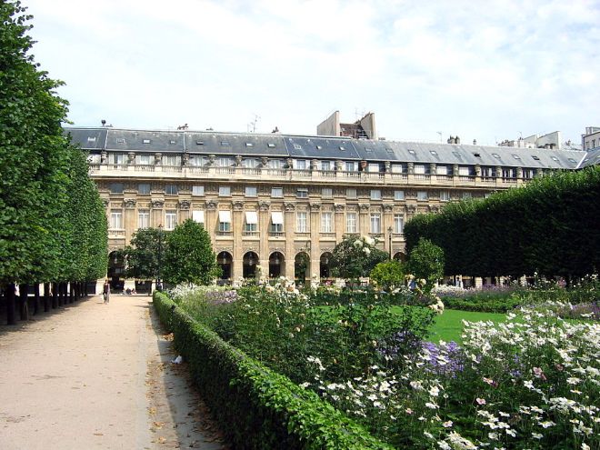 Jardins du Palais Royal, plantes, vert