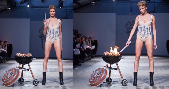 Fashion Show Haute Couture on aura tout vu CATWALK FIRE