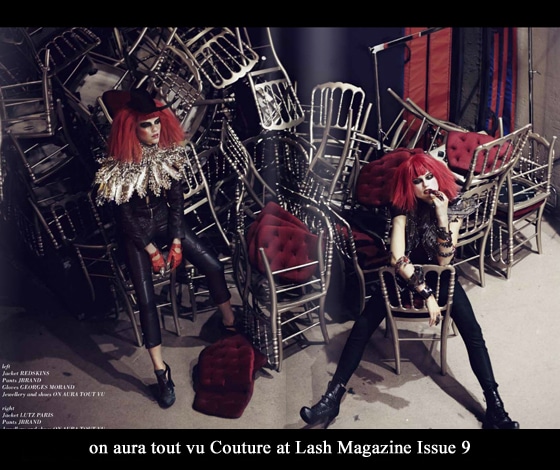 on aura tout vu couture in Lash Magazine Issue 9.19