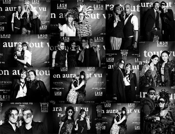 Fashion people at aftershow on aura tout vu vip room