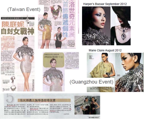 Presse by on aura tout vu in Beijing Taiwan Guangzhou jewllery from yassen samouilov livia stoian
