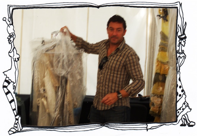 gilles maillard au cours de la fashion week à chypre