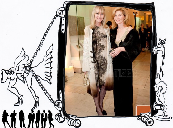 christine suppes who wears on aura tout vu and margareth pluvinage cartier party