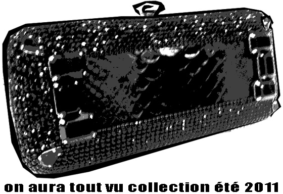 sac cristal noir et pyton by on aura tout vu collection ete2011