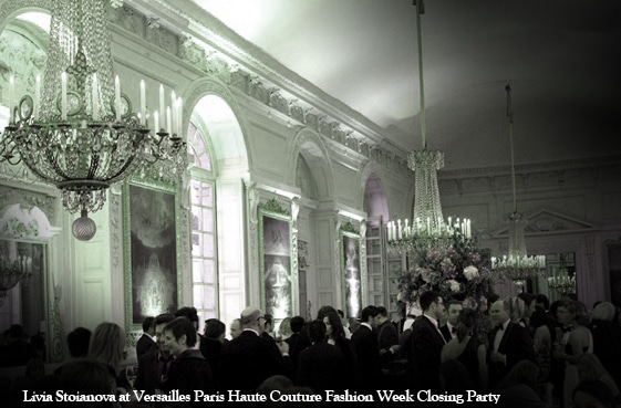 Livia Stoianova at Versailles Paris Haute Couture Fashion Week Closing Party