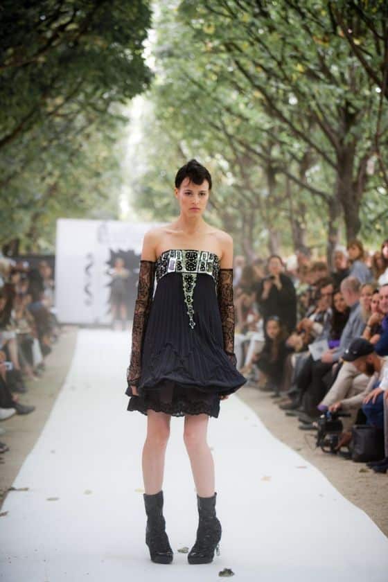 Fashion Week Paris, Jardin du Palais Royal, On Aura Tout Vu, mannequin