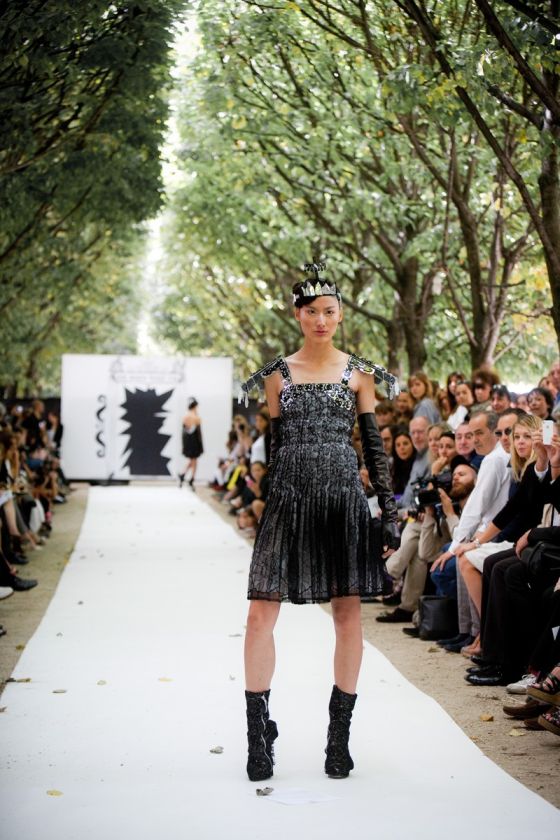 Fashion Week Paris, Jardin du Palais Royal, On Aura Tout Vu, mannequin