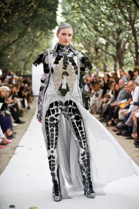 Fashion Week Paris, Jardin du Palais Royal, On Aura Tout Vu, mannequin