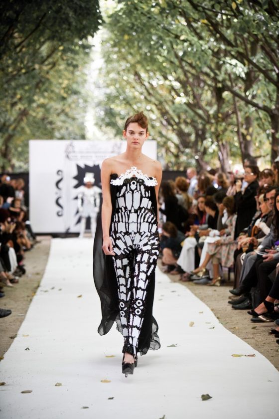 Fashion Week Paris, Jardin du Palais Royal, On Aura Tout Vu, mannequin