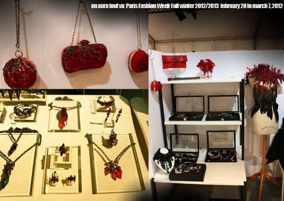 fashion accessories collection by on aura tout vu at premier class paris fashion week