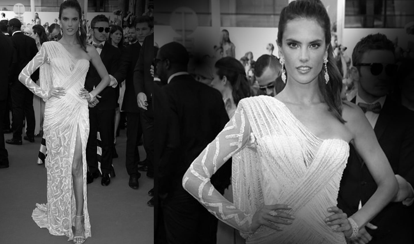 Alessandra Ambrosio wore  Atelier Versace