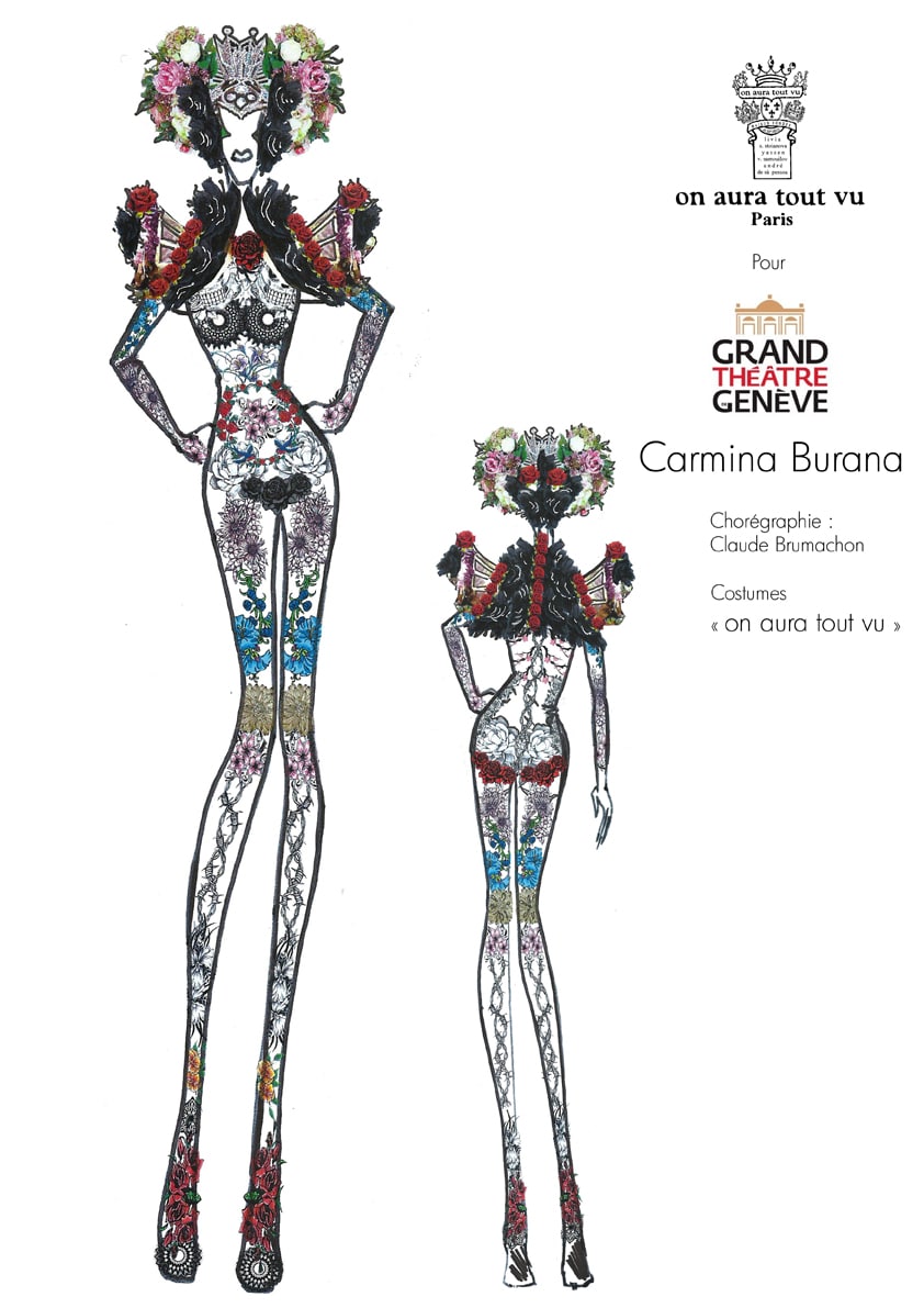 Flora costume on aura tout vu carmina burana 2016