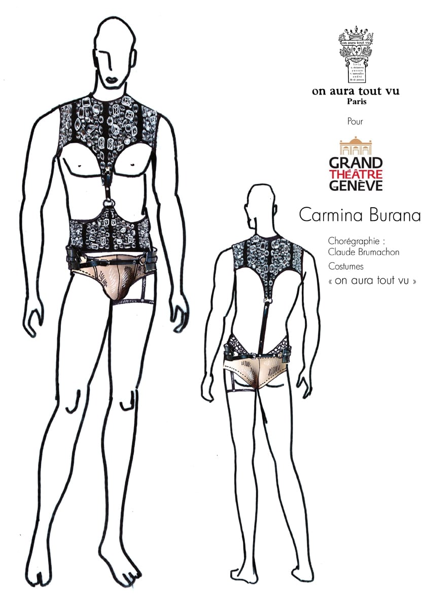 Harnais Riches 2 costume on aura tout vu carmina burana 2016