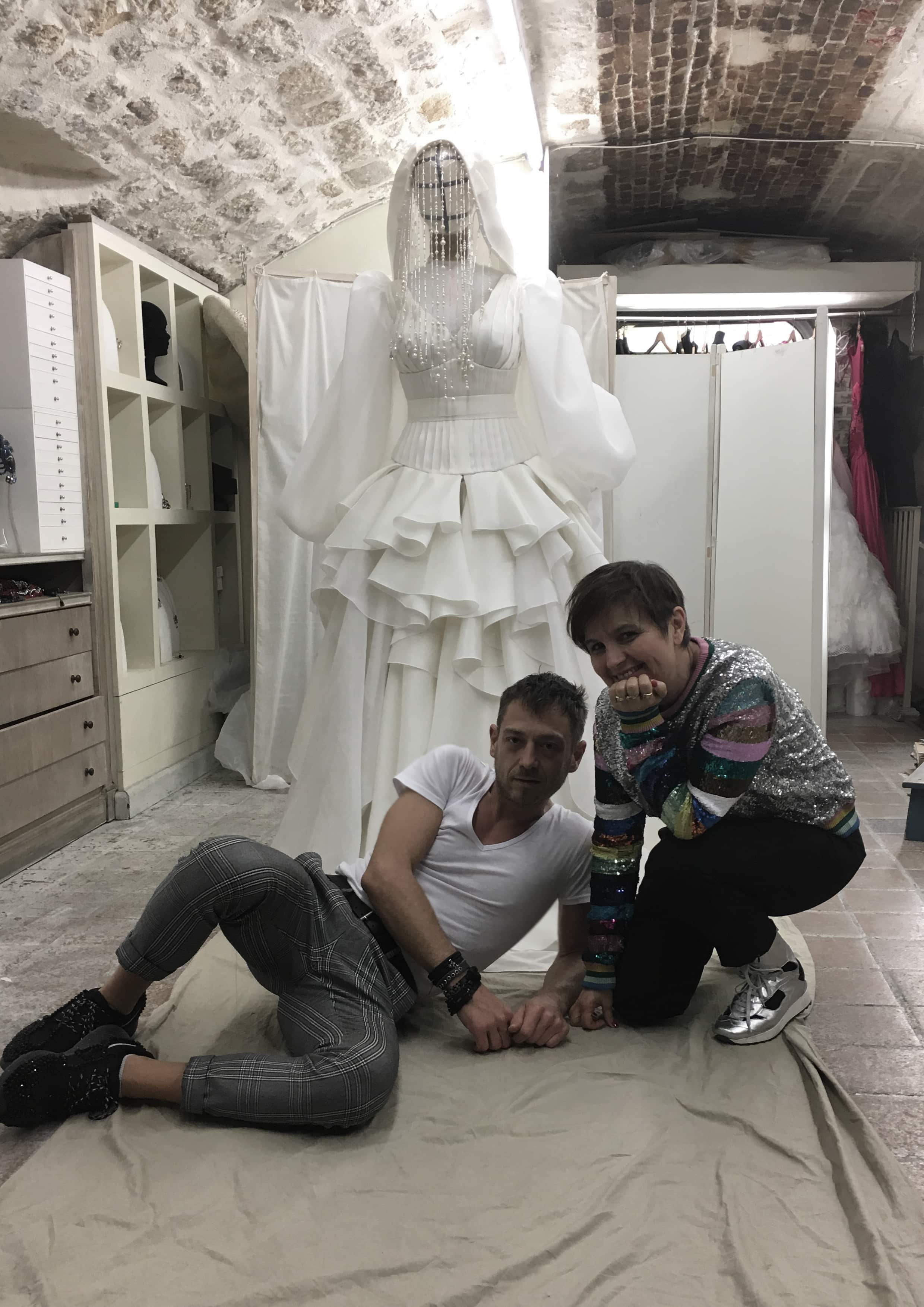 beyonce dress and designers yassen samouilov and livia stoianova from couture house on aura tout vu 