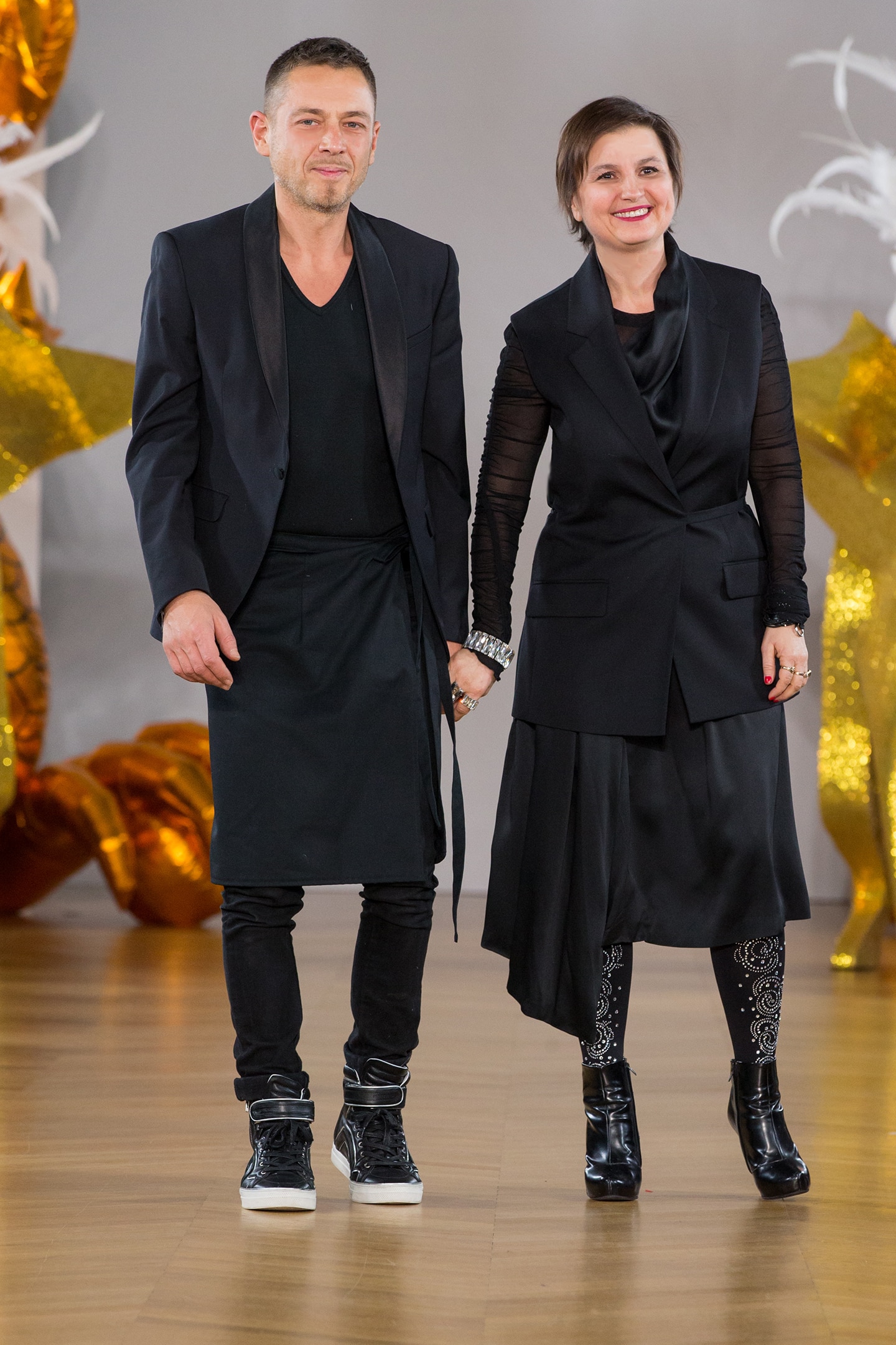 The designers of on aura tout vu yassen samouilov livia stoianova final fashion show