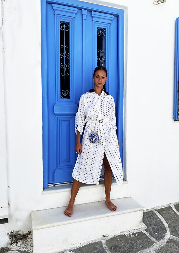 shirt ON AURA TOUT VU Resort collection 2020 Paros Naoussa Cyclades Greece  