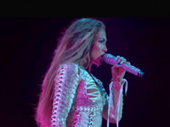 Jennifer Lopez Up All Night Tour avec On Aura Tout Vu jennifer lopez x on aura tout vu custom couture look